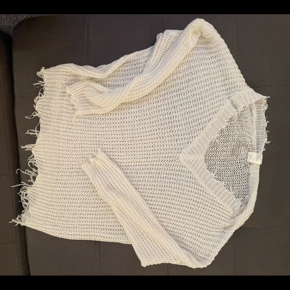 CCB white sweater